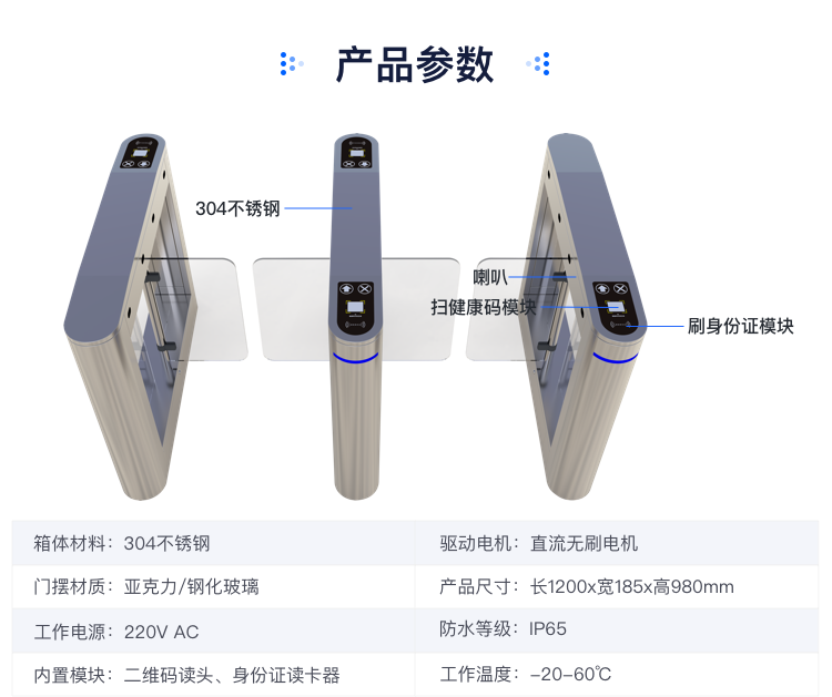 人證核驗人行通道閘門禁一體機(jī)